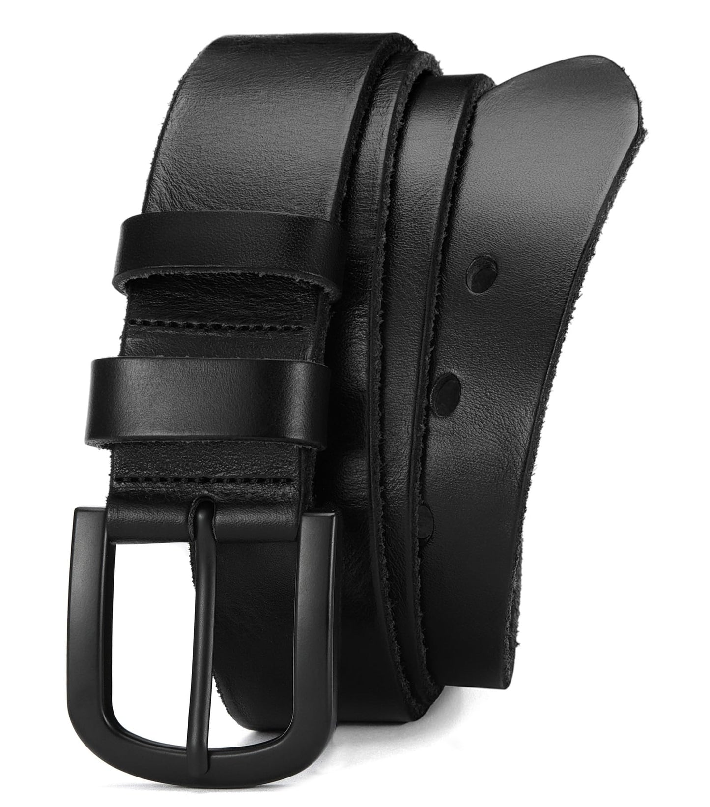 YOETEY Full Grain Leather Belt for Men - Mens Belt Casual with Genuine Leather - Handcrafted Elegance for Your Wardrobe