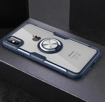 Car Mount Phone Case, Transparent Ring Phone Case