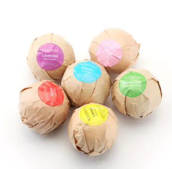 Bath Bombs for Exfoliating and Whitening Skin