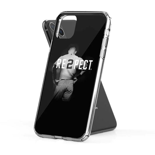 bfgffgs Crystal Clear Phone Cases Respect Derek Jeter Re2pect Case Cover Compatible for iPhone 11
