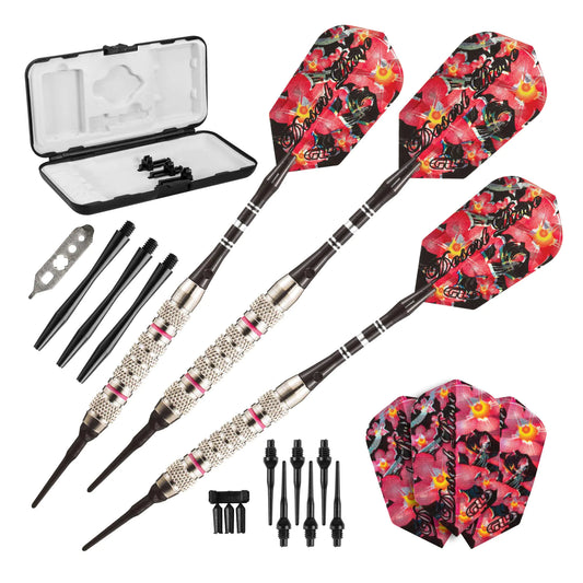 Viper by GLD Products Desert Rose Soft Tip Darts with Storage/Travel Case 16 GramsPink20-0600-16