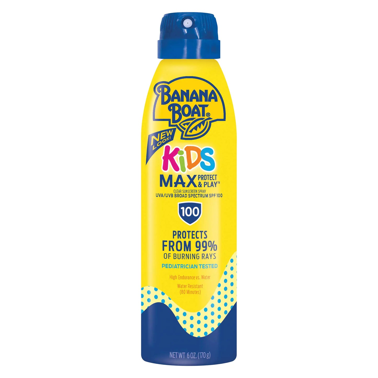 Banana Boat Kids MAX Protect & Play Sunscreen Spray SPF 100 6oz | Clear Spray Sunscreen Kids Sunscreen Spray Kids Sunblock Spray Kids Spray Sunscreen Kids Sunscreen SPF 100 6oz