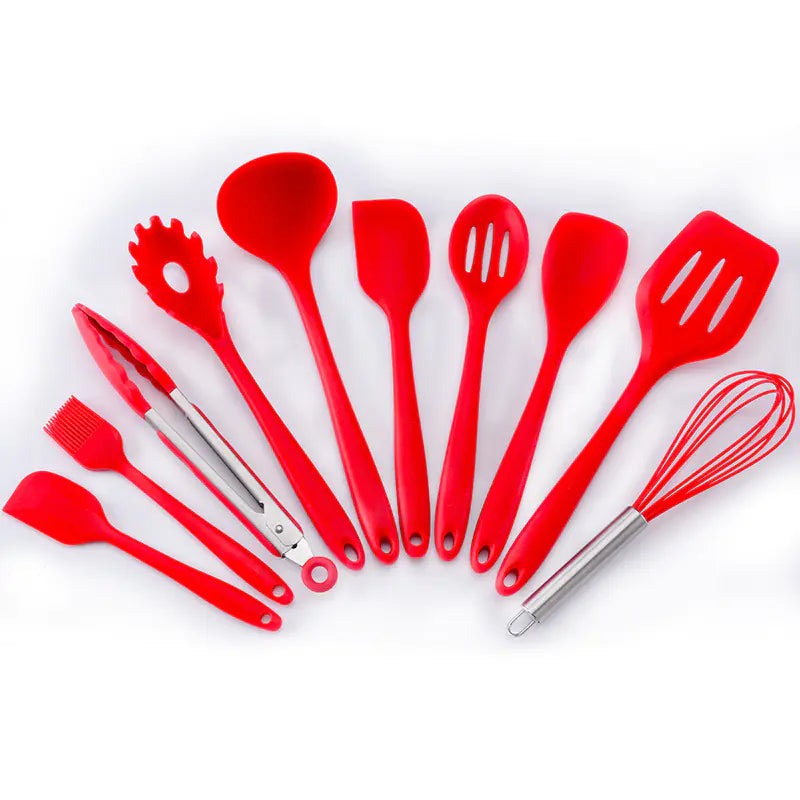 10-Piece Silicone Kitchenware Baking Set