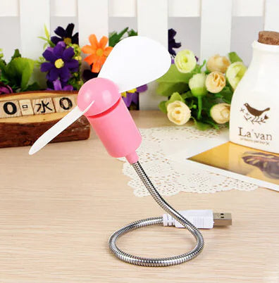 Snake-Shaped Mini Fan for Laptops and Notebooks